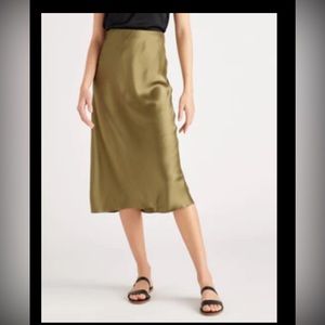 Quince washable silk skirt XS new without tags